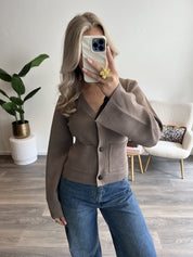 Vest Luca | Taupe