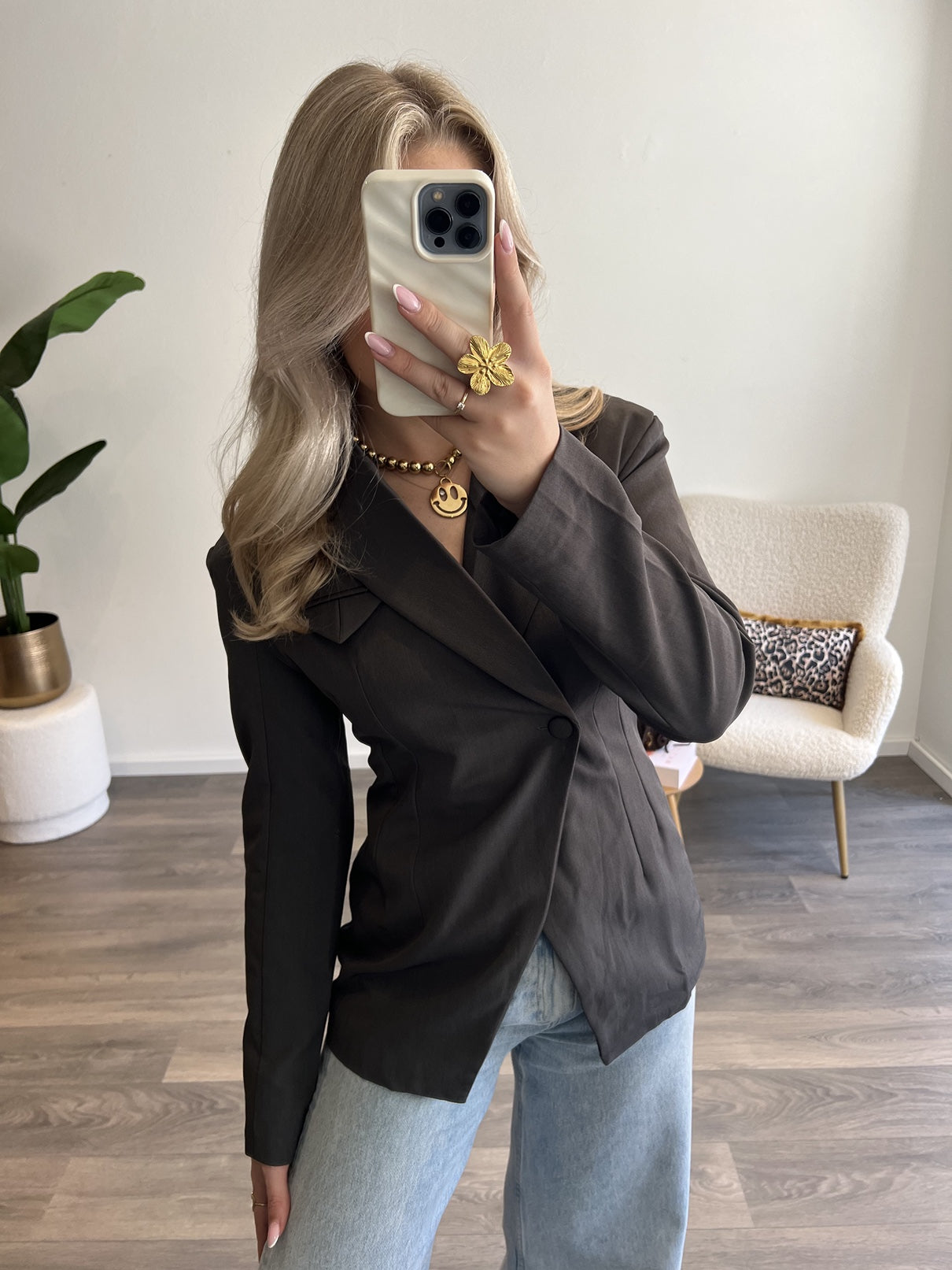 Blazer Bo | Grijs