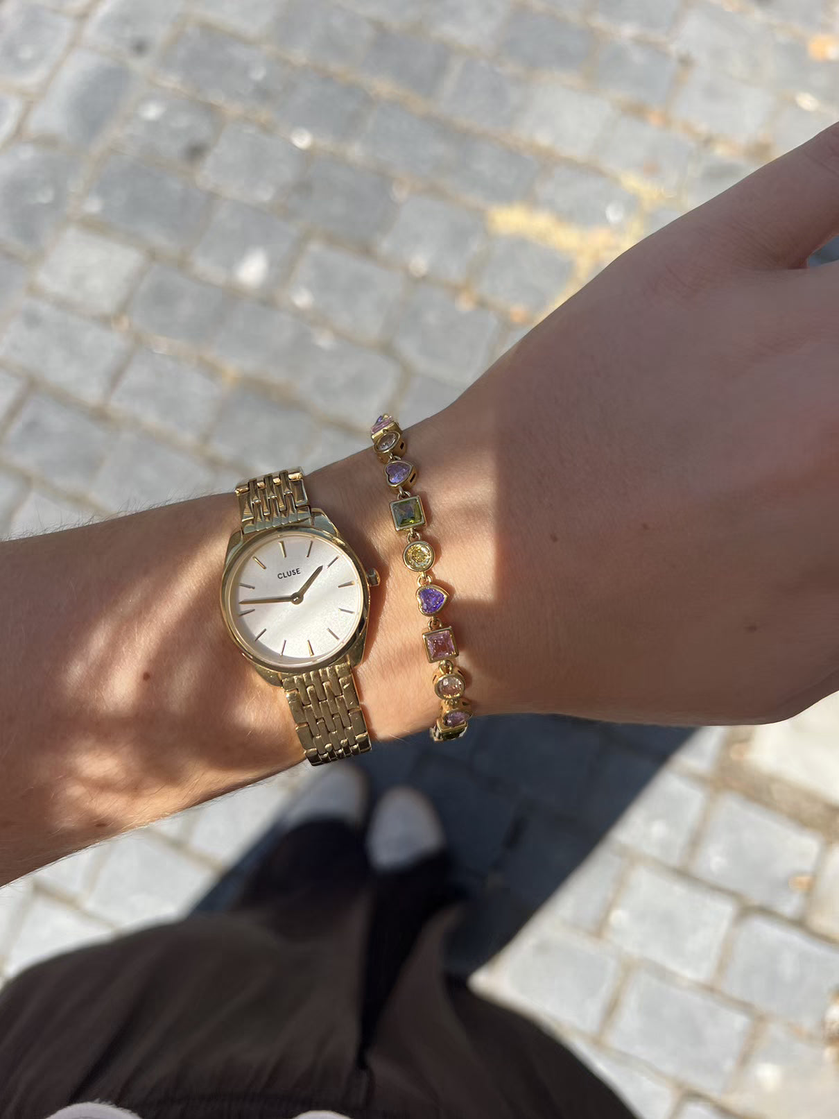Enroute Armband | Goud