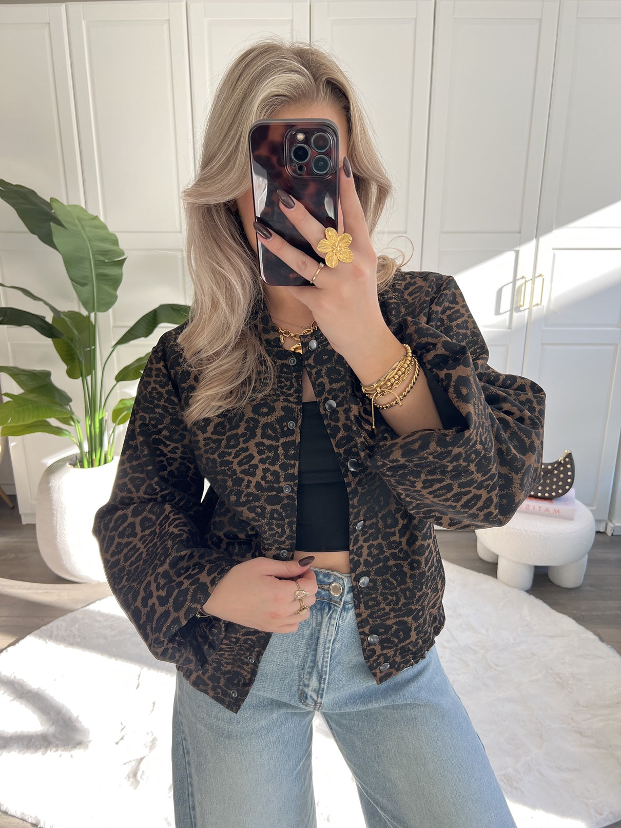 Leopard Jasje Pleun | Zwart
