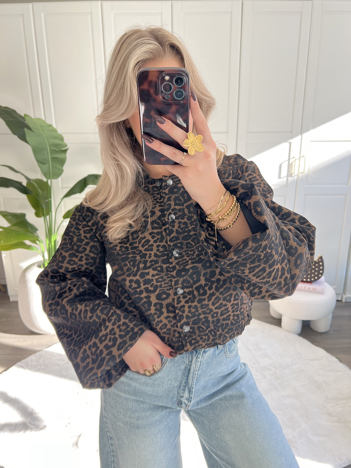 Leopard Jasje Pleun | Zwart