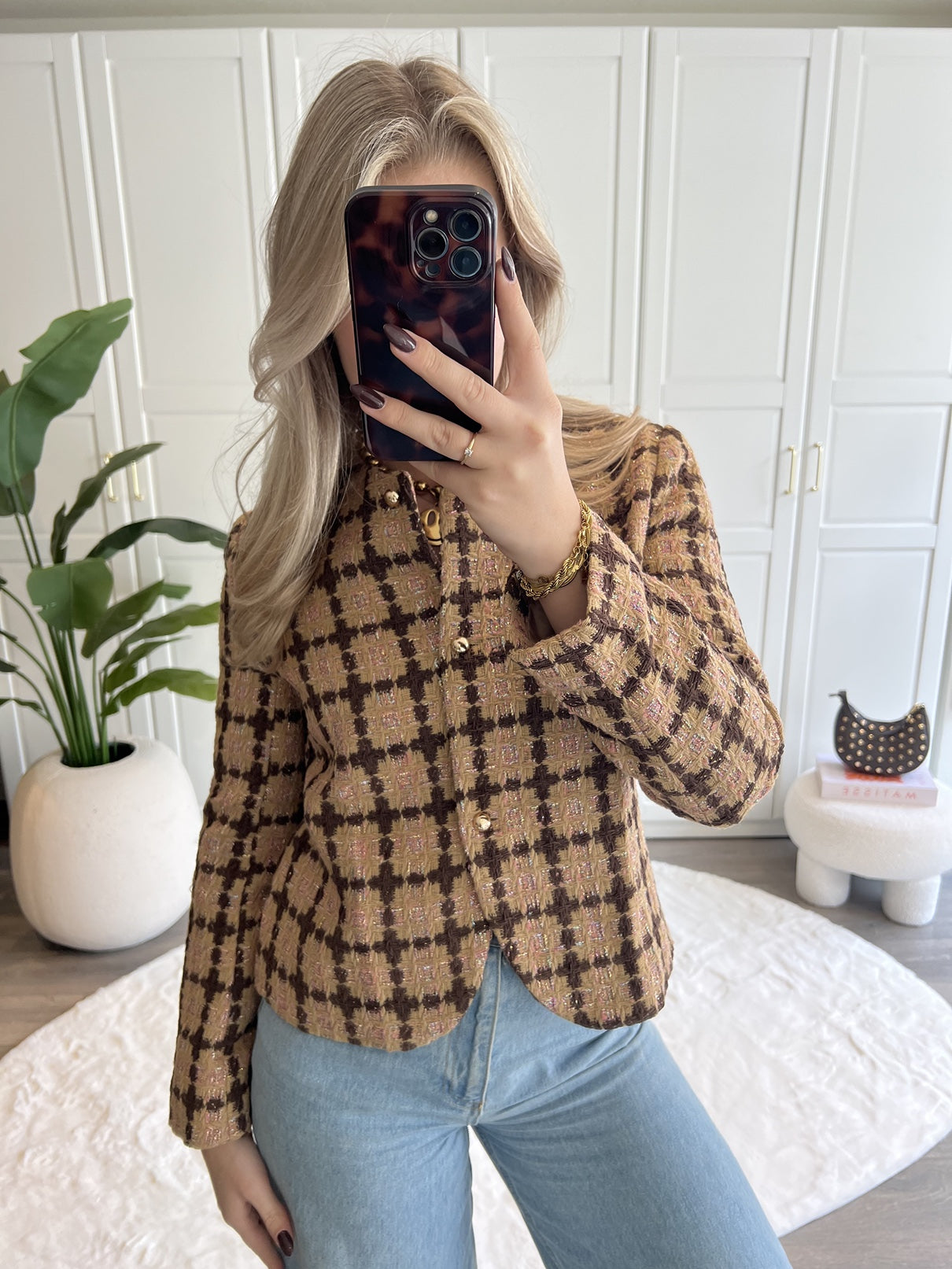 Tweed Jacket Julia | Choco