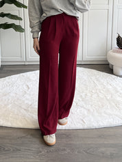 Wide Leg Pantalon Lizzy | Bordeaux