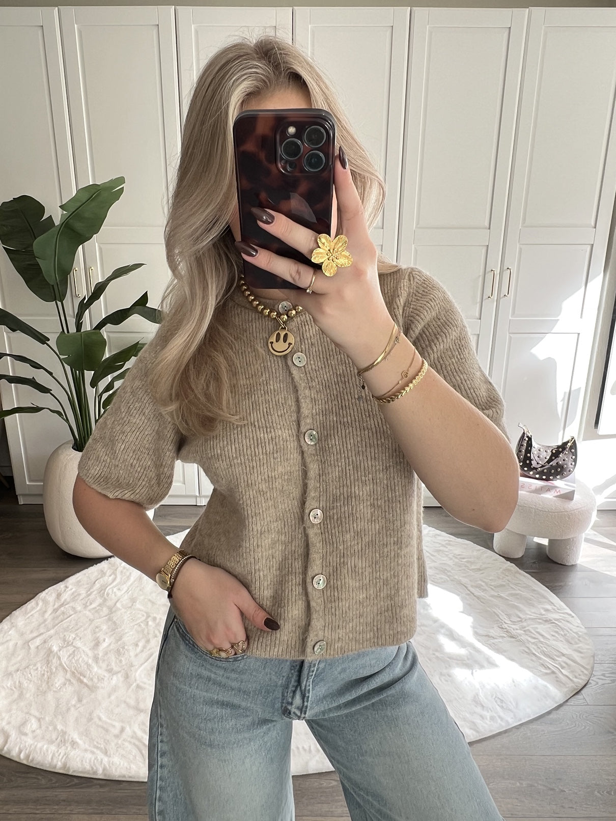 Vest Liv | Beige